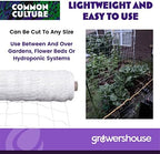 soft mesh nylon trellis netting bulk roll on a desk or shelf