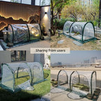 portable tunnel greenhouse for outdoors - transparent mini on a desk or shelf