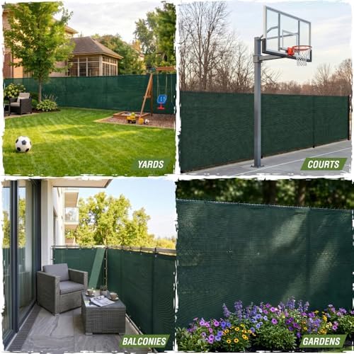 rugged rhino fence privacy screen 180 gsm heavy on a desk or shelf