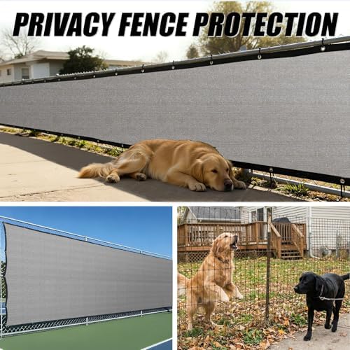 colourtree plus fence privacy screen, commercial grade 220, side view