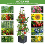 mymulike raised garden bed 4 packs, planter boxes, close-up detail