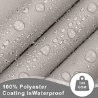 sunny guard 3'x16.5' waterproof balcony privacy screen pes shown in use