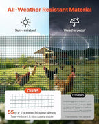 vevor temporary fence with posts, 3 x 49.2, close-up detail