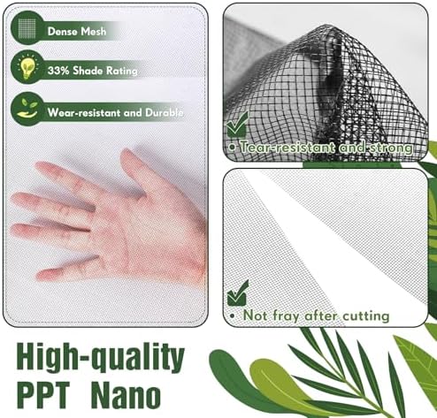 woanger 2 pack 10 x 33 ft mosquito shown in use