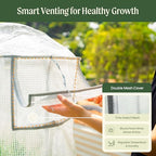 vego garden frost greenhouse cover system for 2.0' on a desk or shelf