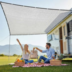 sunny guard 99% aluminum sun shade cloth, 8x8ft, view 9