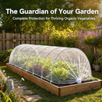 garden netting kit, 10x30ft ultra fine garden mesh on a desk or shelf