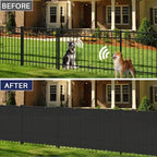 windscreen4less 6'x50' privacy fence screen heavy duty windscreen shown in use