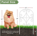 shoplala animal barrier (10 panels) 12x24in rustproof white, close-up detail