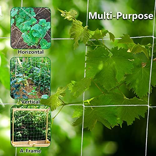toolazy trellis netting 6.5 x 350 ft, side view