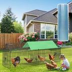 4x10ft clear polycarbonate roofing sheets greenhouse panels shown in use