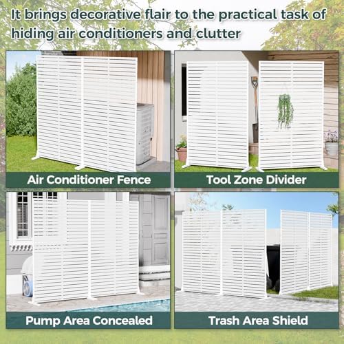 72" privacy screen outdoor privacy fence panel for, package contents