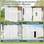 72" privacy screen outdoor privacy fence panel for, package contents