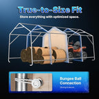 advance outdoor heavy duty 10x20 ft carport outdoor, view 9