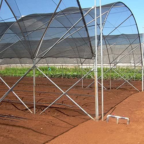 agfabric 80% sunblock shade cloth 12x20ft, black, close-up detail