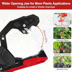 upgraded plant tying machine gun to tie up shown in use