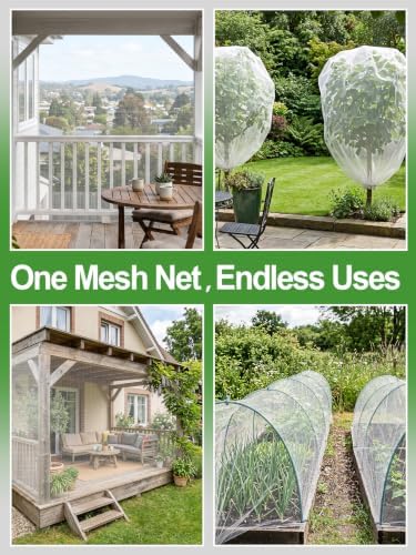 10x33ft strong pp nanocomposite mosquito net garden netting on a desk or shelf