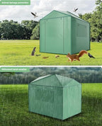 8x6 ft pop up greenhouse for outdoors on a desk or shelf