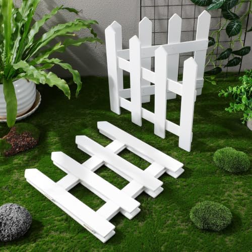 ganazono small wooden picket fence for christmas tree showing dimensions