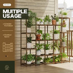 bamworld large plant shelf indoor plant shelf outdoor shown in use