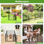adavin garden fencing 36 inch high, low threshold showing dimensions