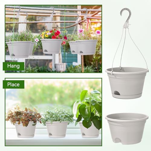 roshtia 10 pcs 10 inch hanging baskets for, package contents