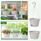 roshtia 10 pcs 10 inch hanging baskets for, package contents