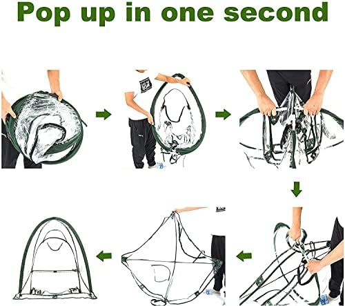 porayhut pop up greenhouse cover flower house,pack of, front angle view