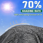 kesfitt 70% shade cloth 10x20 ft for patio, front angle view