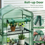 giantex mini greenhouse indoor outdoor, 27" x 19", package contents