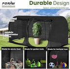 large tunnel 8.2'x4' sunshade cloth gardening net,easy set, close-up detail