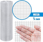 Fencer Wire 23 Gauge Galvanized Hardware Cloth with Mesh Size 1/4" x 1/4" (2 ft. x 25 ft.)