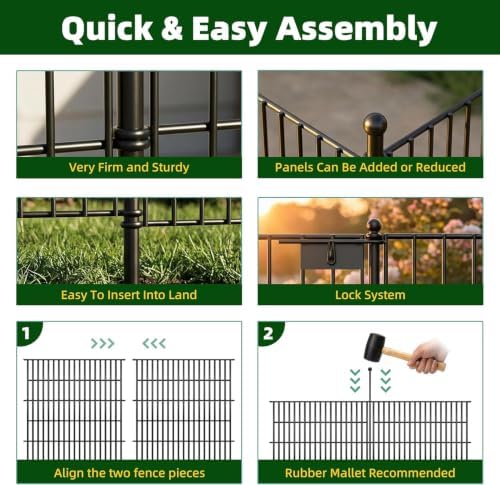 toolterritory 20 panels no dig garden fence with on a desk or shelf