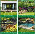 garden fence animal barrier - 10 panels, 24, package contents