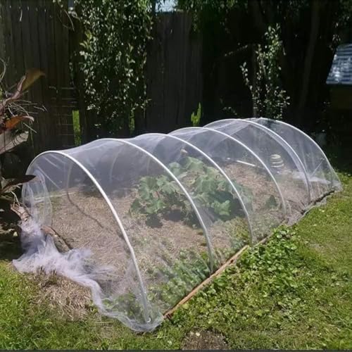 agfabric garden netting 9.8x 49.2 ft insect pest, front angle view