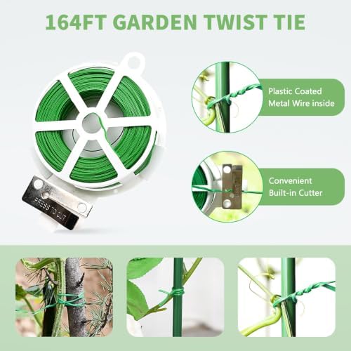 docred 39.4" h cucumber trellis, 2 pack foldable showing dimensions