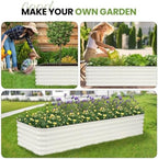 g good gain raised garden beds outdoor, 5-in-1, front angle view