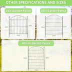 decorative garden fence, 32in (h) x 12ft(l) no on a desk or shelf