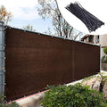 royal shade 6' x 50' brown fence privacy, main product view