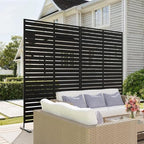 garvee outdoor metal privacy screen, 72*47" decorative garden, package contents