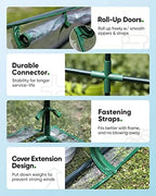 quictent mini greenhouse for indoor outdoor, portable quick-setup showing dimensions