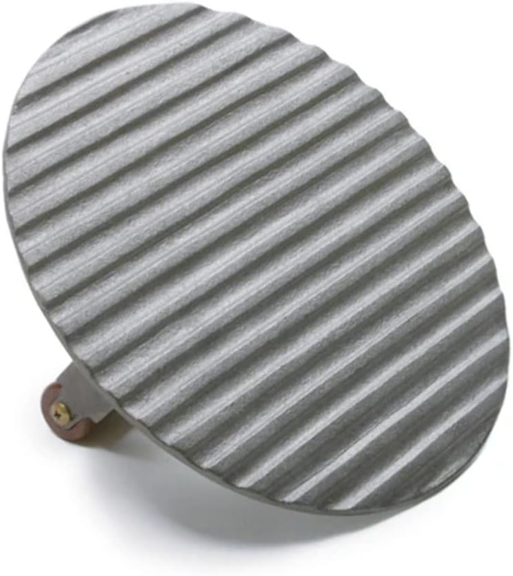 Norpro 8.75-Inch Cast Iron Bacon Press with Wood Handle, Round
