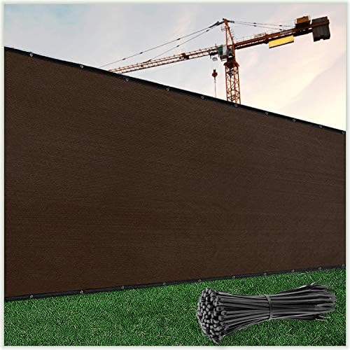 colour tree 5' x 50' brown fence privacy, main product view