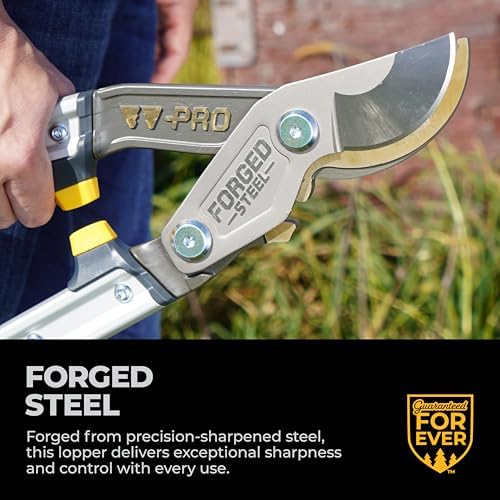 woodland tools co. pro series 32" forged lopper, side view