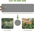 toolazy professional garden trellis netting bulk roll 4ft, side view