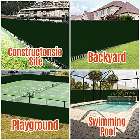 180gsm 4ft x 50ft fence privacy screen heavy on a desk or shelf