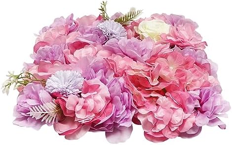 15"x 15" artificial flower wall panels,flower wall mat showing dimensions