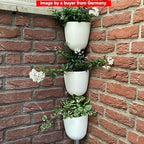 orimerc 4 pack corner wall mounted hanging planter, view 9