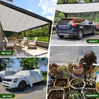 80% silver shade cloth for garden,pergola,greenhouse,chicken coop,kennels,shade cloth showing dimensions