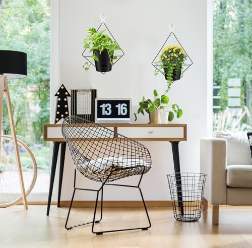 baderke 6 sets wall planters for indoor plants on a desk or shelf